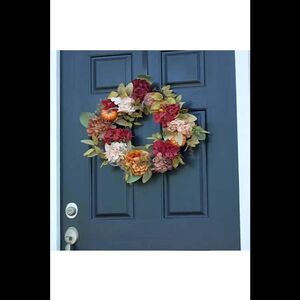 Wicker Park 24" Harvest Wreath Collection Pumpkin